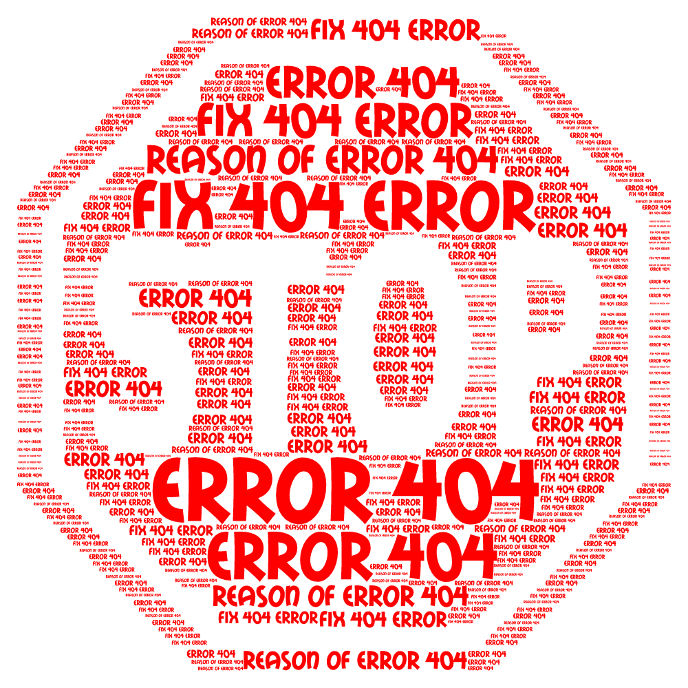 Tips to fix error 404
